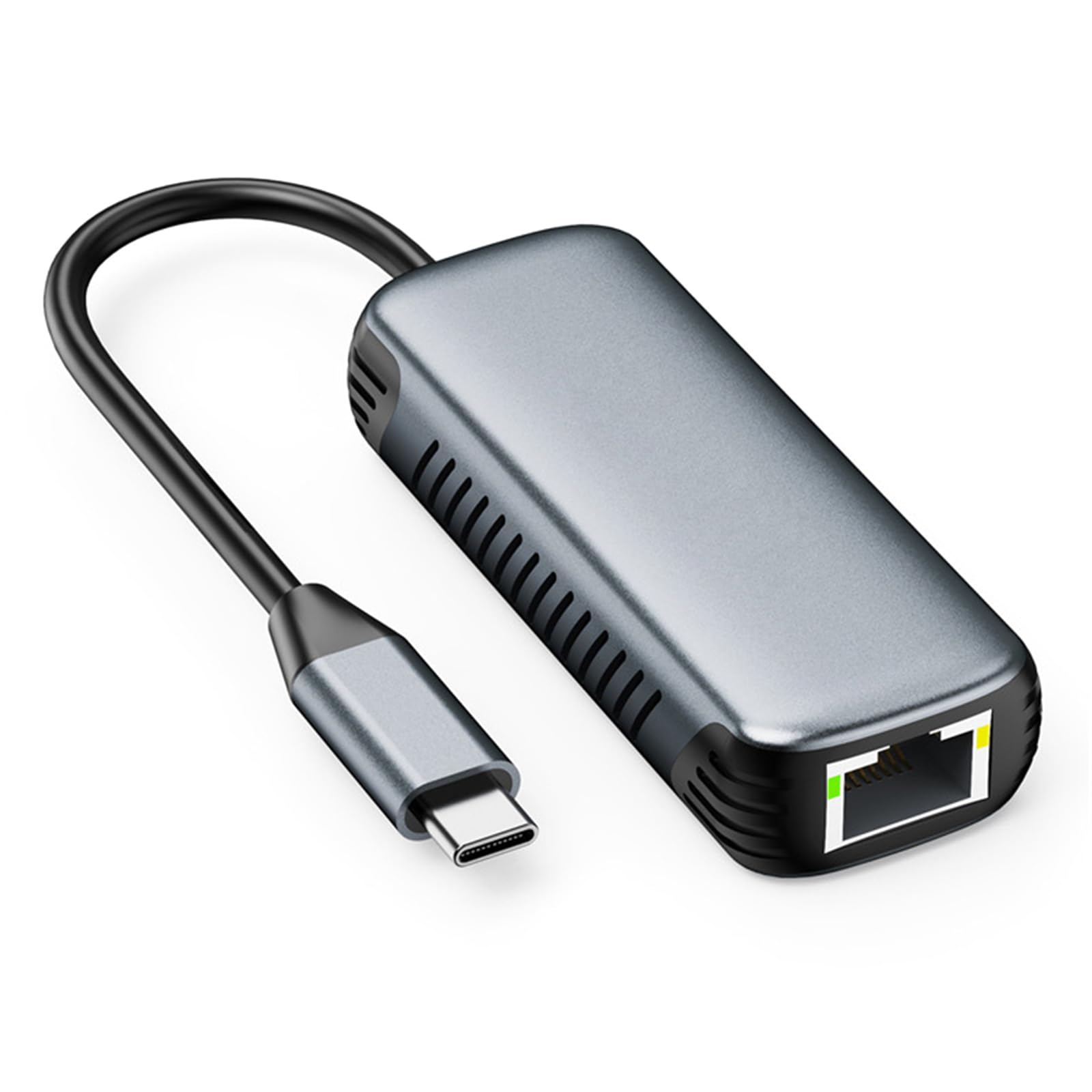 Adattatore Rete Ethernet da Tipo C a RJ45 Dongle Rete Adattatore Fast Ethernet Tipo C per Desktop Connettore Cavo in Alluminio Desktop per Notebook