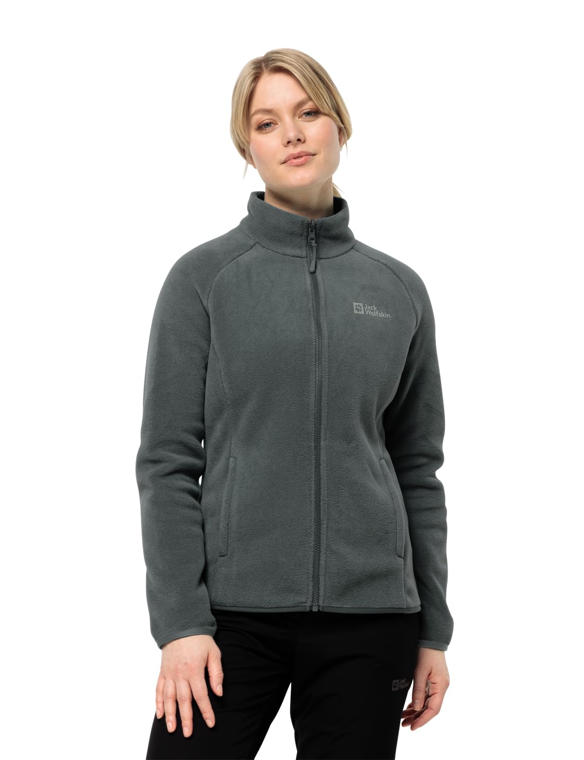 Jack Wolfskin Women's Moonrise FZ W Jacket, Slate Green, XS