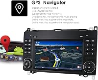Navinio 7 hüvelykes Android autórádió autó GPS navigáció CarPlay csere Mercedes A B V W169 W245 W639 W447 Viano W906 Sprinter Crafter Blueto 6