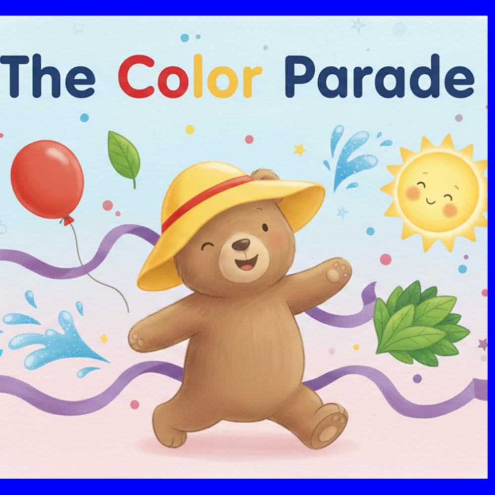 The Color Parade: A Sensory-Friendly Story for Neurodivergent Kids, Kids with ADHD and nonverbal adults. 22 Full Color pages to promote learning and calm..