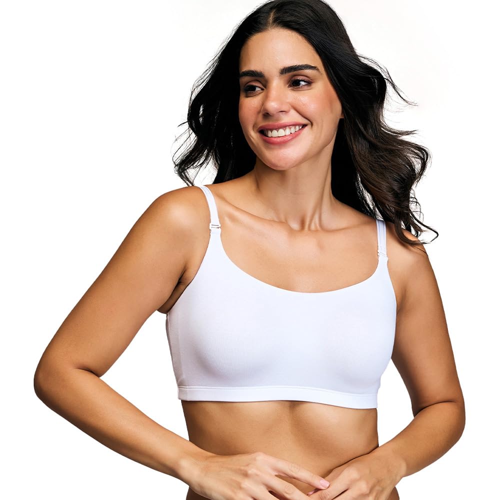 NYKD Everyday Wireless & Non-Padded Easy Breezy Slip-On T-Shirt Cotton Bra for Women with Full Coverage - NYB165