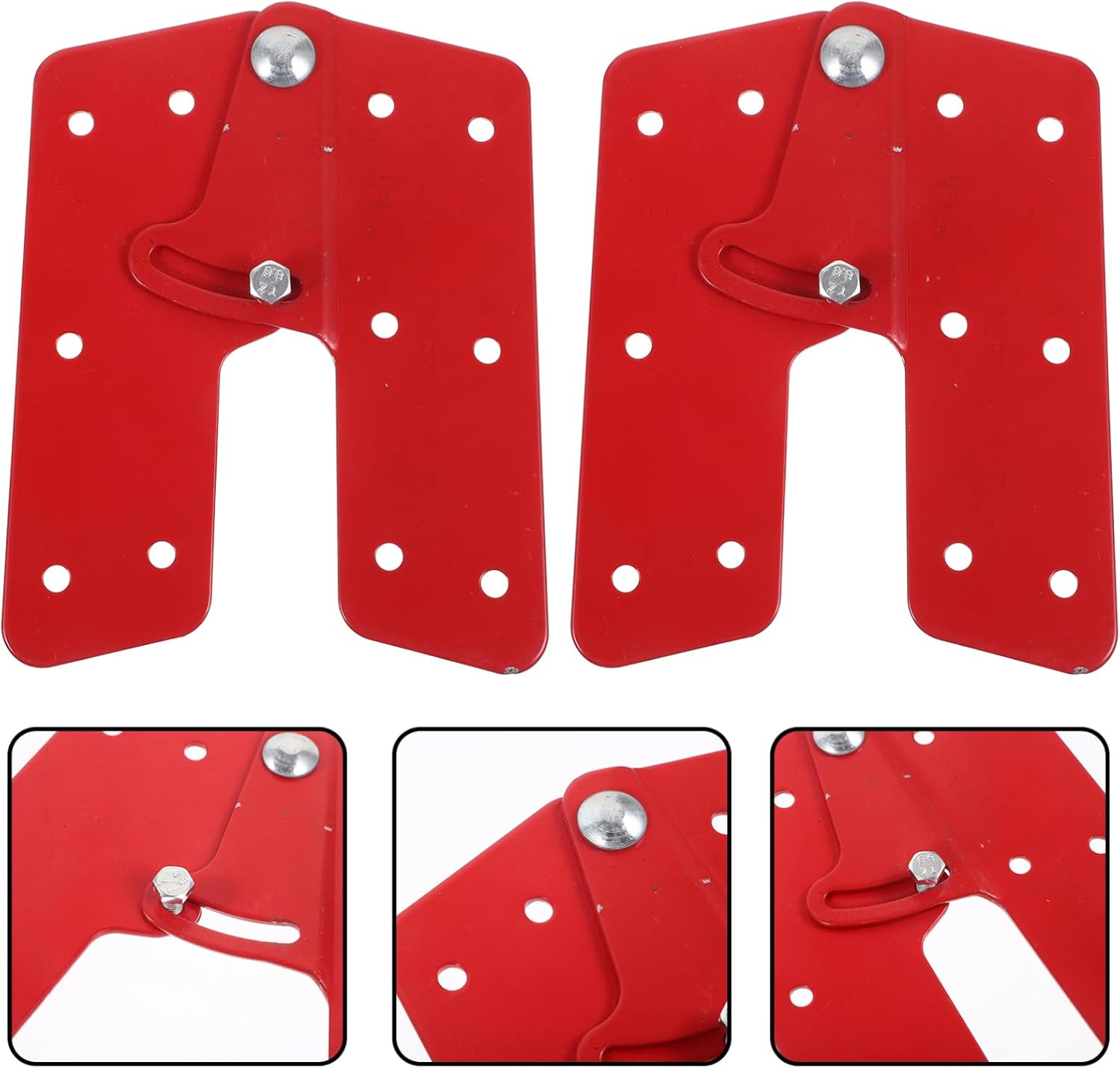 2pcs Attic Ladder Hinge Step Ladder Parts Hasp Hinge for Loft Bed Attic Accessory