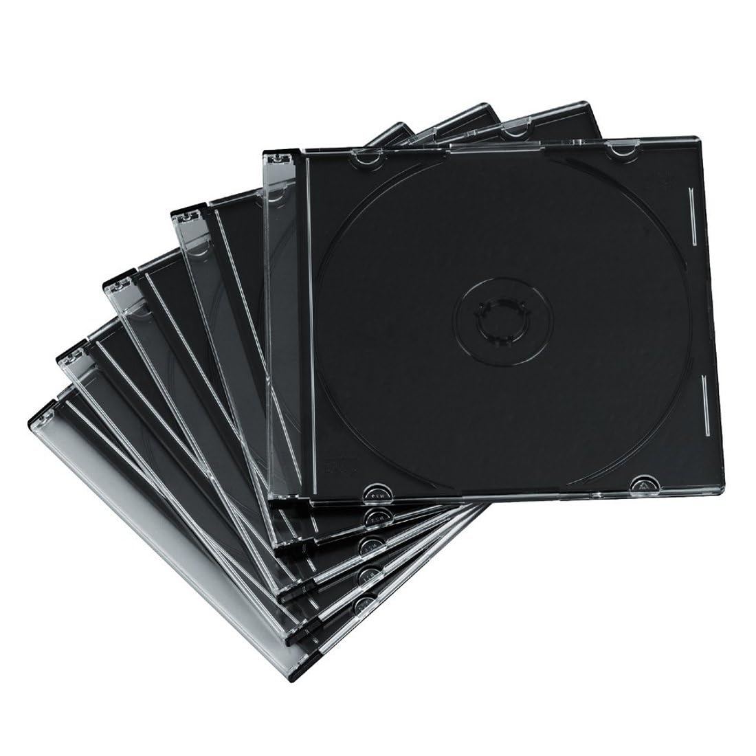 HAMA ZESTAW PUDEŁKO SLIM NA PŁYTY DVD 50 SZTUK CZARNE