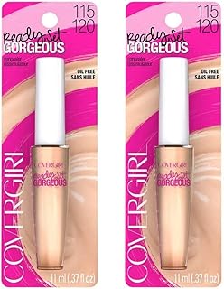 Pack of 2 Covergirl Ready, Set Gorgeous Concealer, Light, 115/120, 115-120