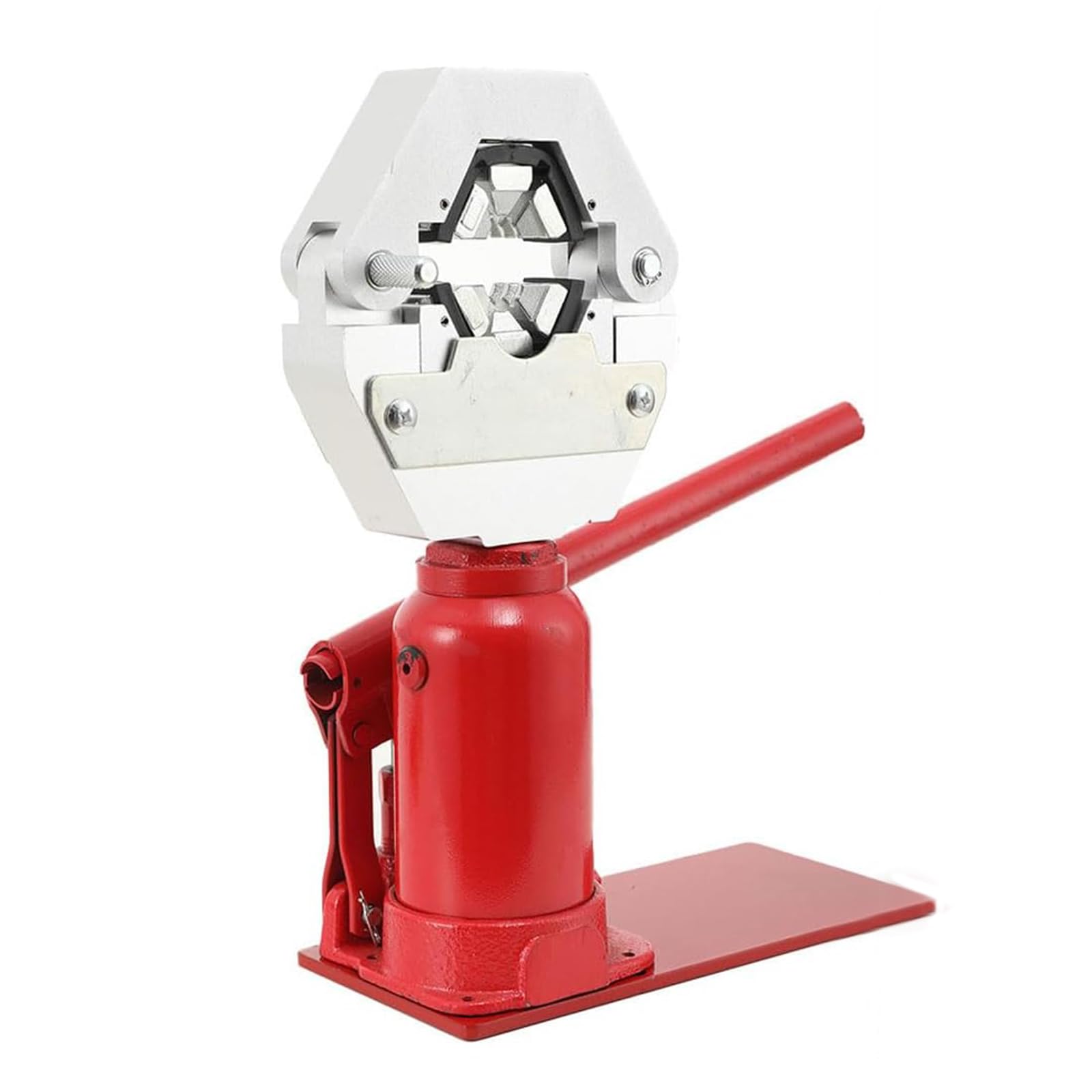 Engarzadora hidráulica manual con 4 matrices para mangueras de PVC y caucho de 6,5 a 20 mm, prensa de gato hidrá portátil
