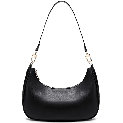 Women's Shoulder Bags Cute Hobo Purses Vintage Handbags with Zipper Lightweight Underarm for Dating Shopping Gift