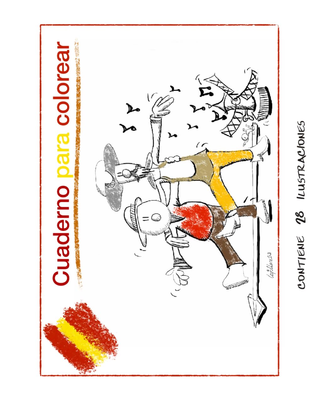 Un paseo por España: Cuaderno para colorear