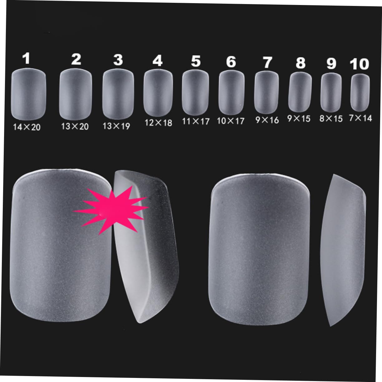 Beavorty 900stücke Ultra-dünne Fake Nails Mit Natürlichem Finish Für -maniküre Zu Hause Geeignet Für Partys Und Besondere Anlässe Einfach Anzuwenden