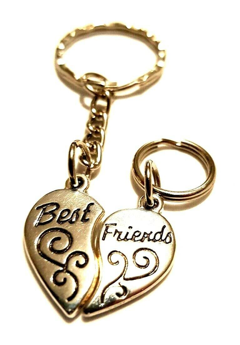 Best Friend Dog Collar Charm and Keyring for Pet and Owner. Collar Charm & Keychain Set.