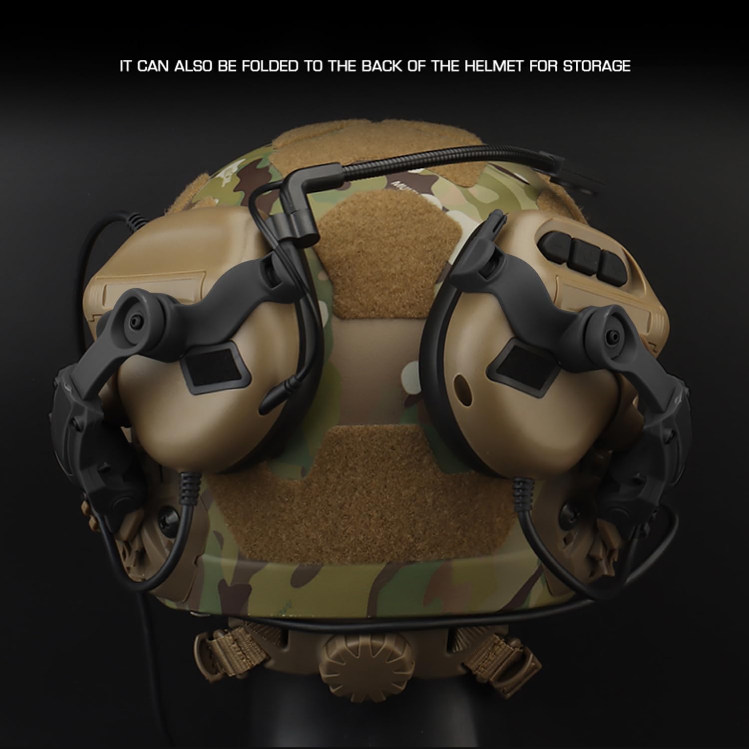 Zhongren Casque Rapide ARC Rail Adapter Tactique Pickup Headset Suspension Casque Support Multi-Angle Rotation pour Ops Core ARC & Team Wendym-Lok Rail, Support pour Casque de Chasse