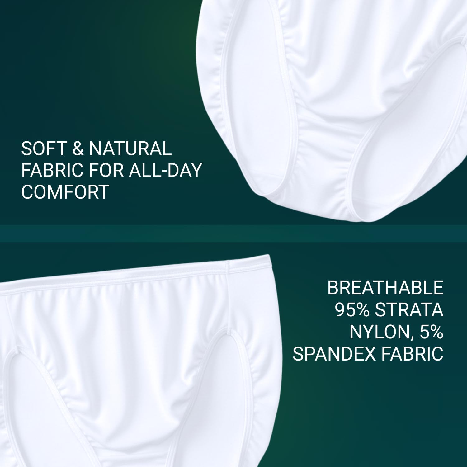 Vanity Fair Women's Illumination® Hi Cut Panty 13108 - Image 3