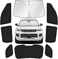 Vista 32 de Parasoles para ventanas de auto para bebé, 4 unidades de 20 x 12 pulgadas, adherencia estática, cubiertas para ventanas laterales, frontales