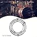 Shophubio Snare Drum Hoop Rim Replacement, Sturdy Zinc Alloy Material, Installation On Percussion Instruments(10 inch)