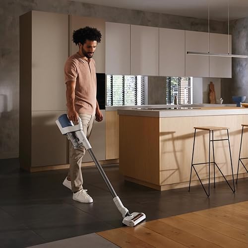 Miniatura 12 de Miele Duoflex - Aspiradora, inalámbrica y sin bolsa, multiuso, flexible, con cepillo multipiso fijable, en blanco brillante, gris espacial, azul