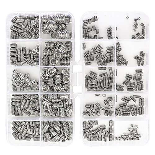 Sutemribor 380Pcs 20 Sizes, 4#-40 to 3/8