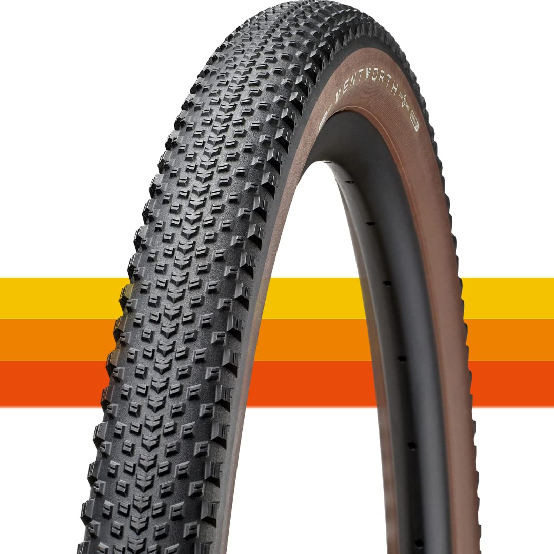 Photo 1 of AMERICAN CLASSIC Gravel Bike Tire, Wentworth Tubeless Ready Bicycle Tire, 650B x 47C, 700 x 40C, 700 x 50C, Loose Gravel Armor Edition 650Bx47C Brown