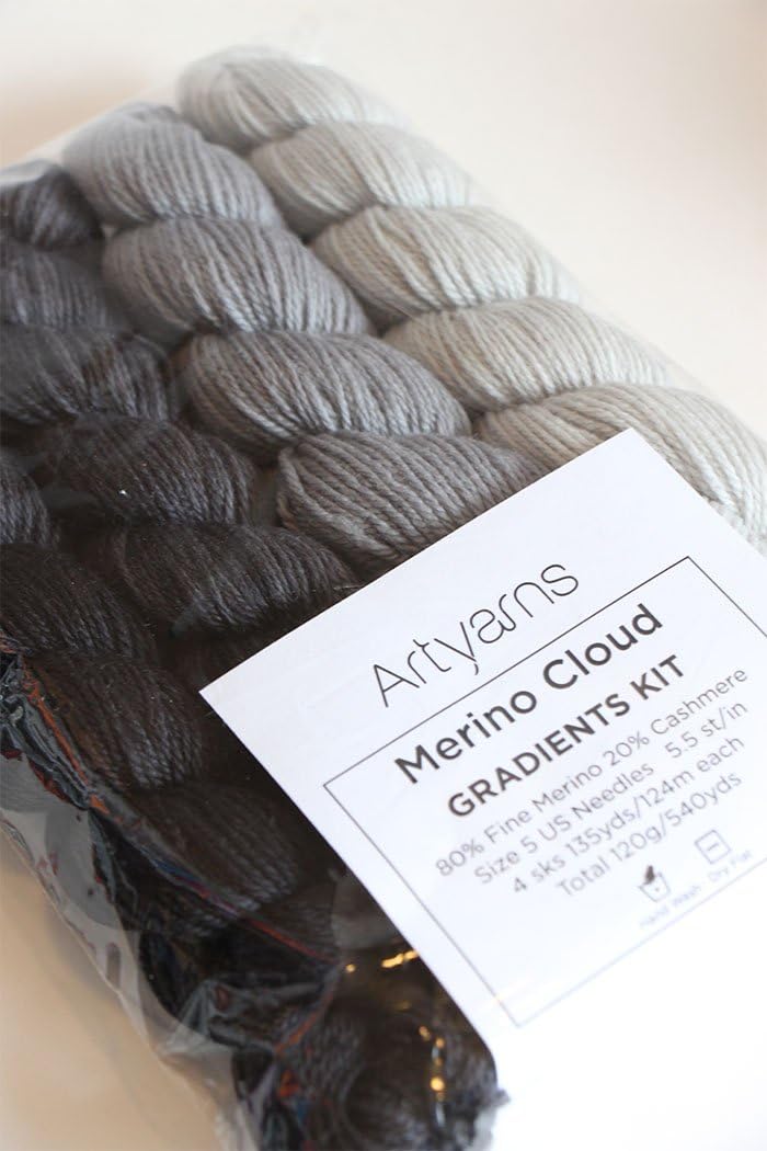 Artyarns Gradient Shawl (Golds)