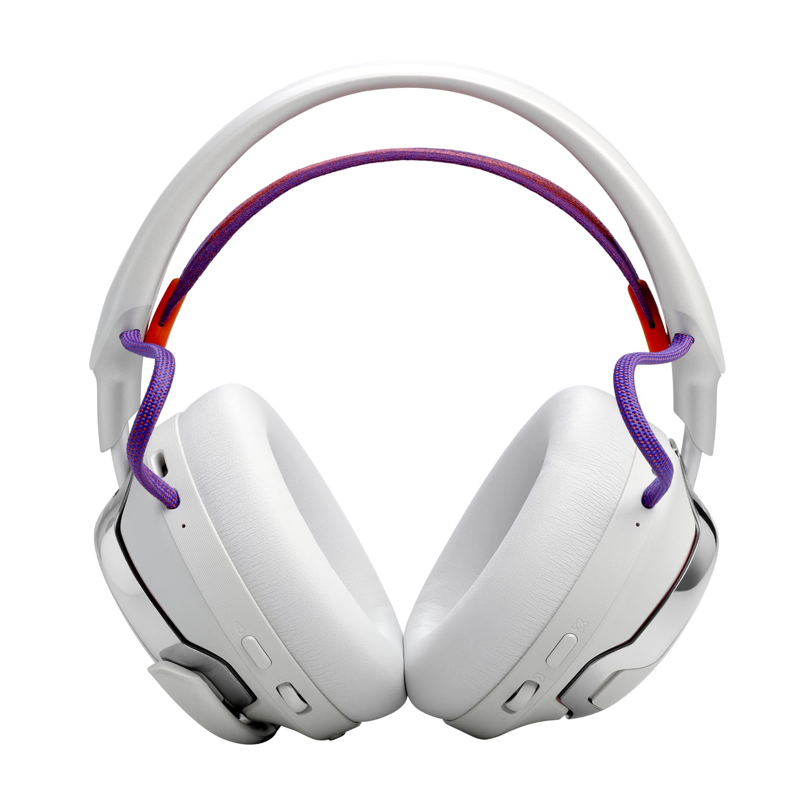 JBL Quantum 950, Auriculares Inalámbricos Multiplataforma Bluetooth, Blanco | Para Gaming, JBL Quantum Spatial Sound, Seguimiento de Cabeza, Micrófono con Cancelación de Ruido, USB-C, 50h de Autonomía