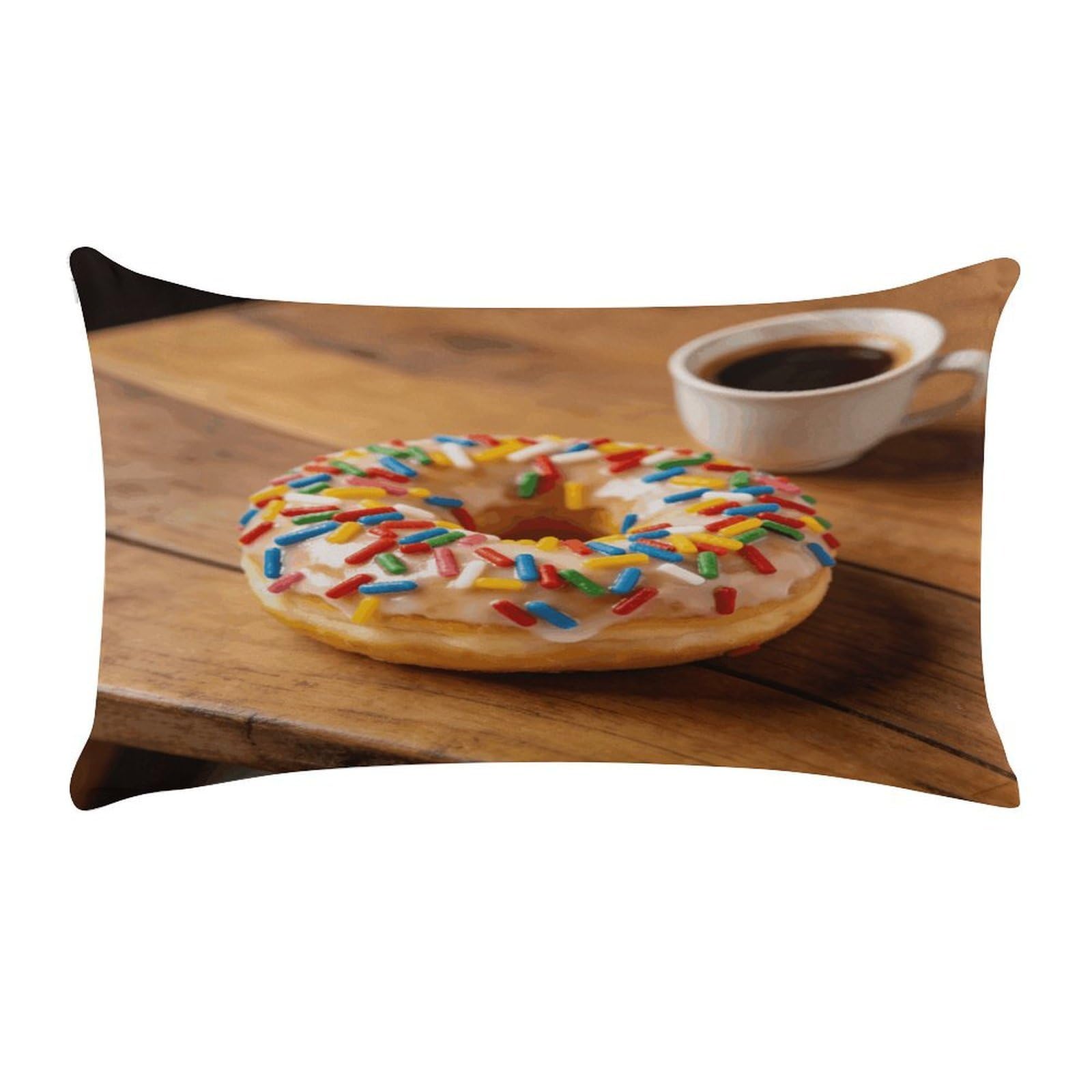 Khauerbc Style Doughnutpillow Cases Standard,Ultra Soft Microfiber Pillowcase With Zipper Closure,Bed Pillowcases Cover With Zipper For Bedroom, Sofa, Couch.