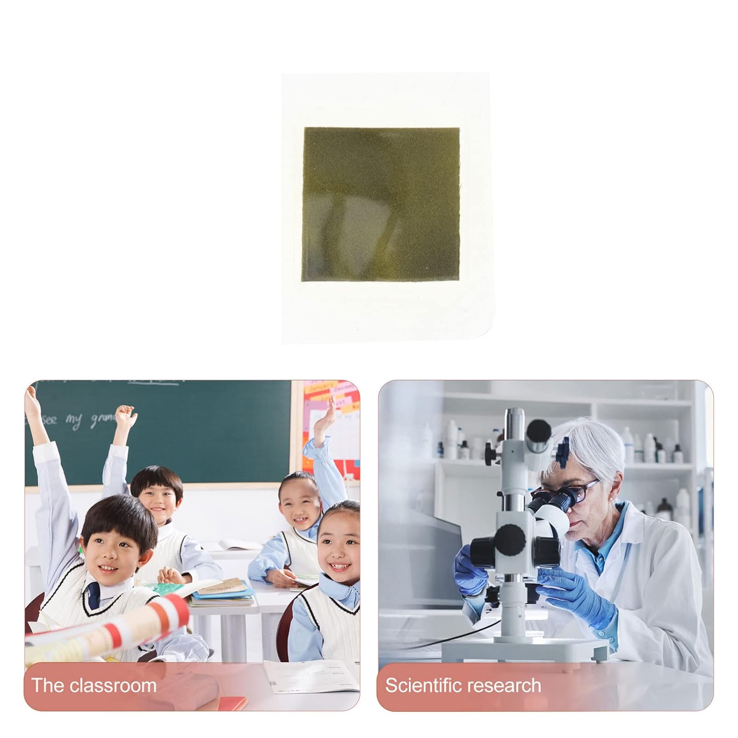 Magnetic Film for Static Magnetism Magnet Detecting Paper Magnetism Area Observation Cards Easy Storage for Science Education