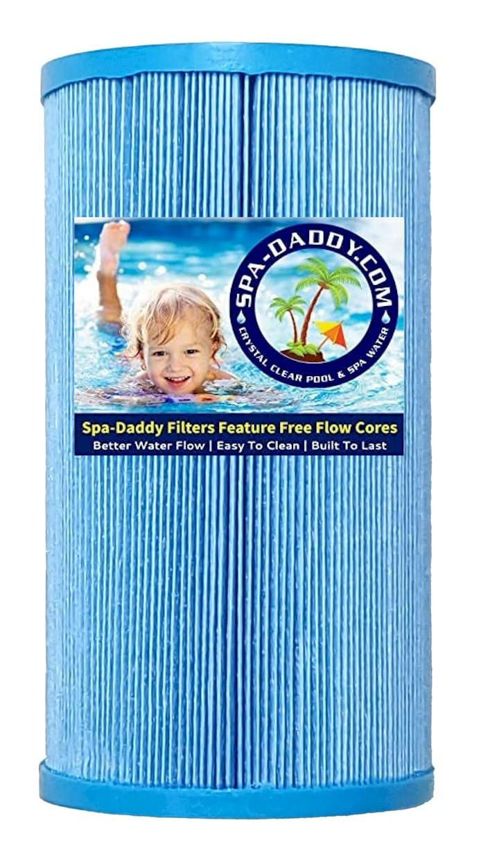 Spa-Daddy SD-00647 Filter - Replacement for Eco-pur Replacement 2004 and Later | Blue Material Blue Material Replaces Pleatco PMA10-M | Filbur FC-1001M