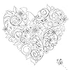 Vive Le Color! Hearts (Adult Coloring Book): Color In; De-stress (72 Tear-out Pages) #2