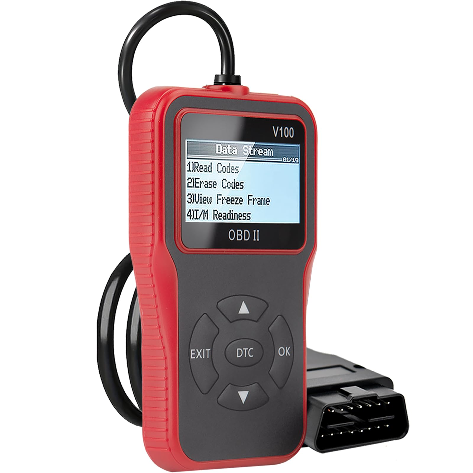 V100 OBD2 Diagnostic Diagnostic Tool Tool, Code Reader, Engine Light Diagnostic Tool, Battery Voltage Tester, for OBD2 Cars & Trucks Since 1996