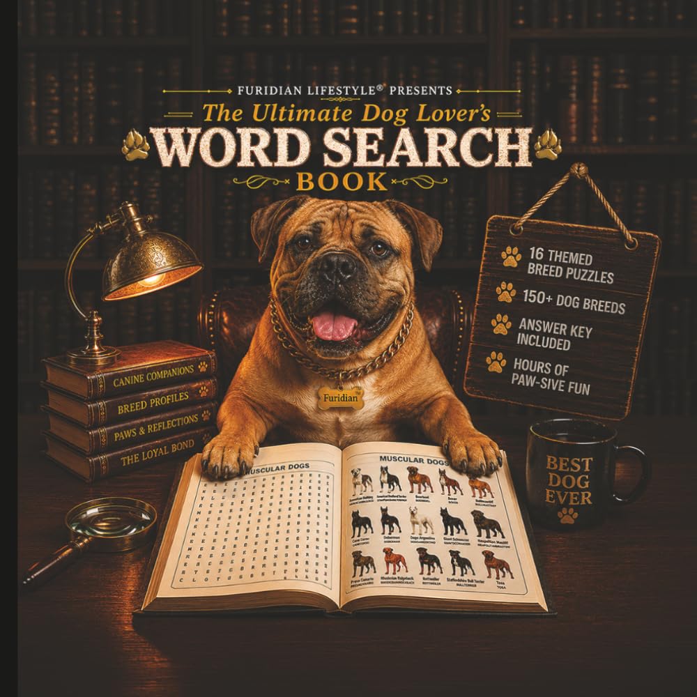 Furidian Lifestyle Presents: The Ultimate Dog Lover's Word Search Book