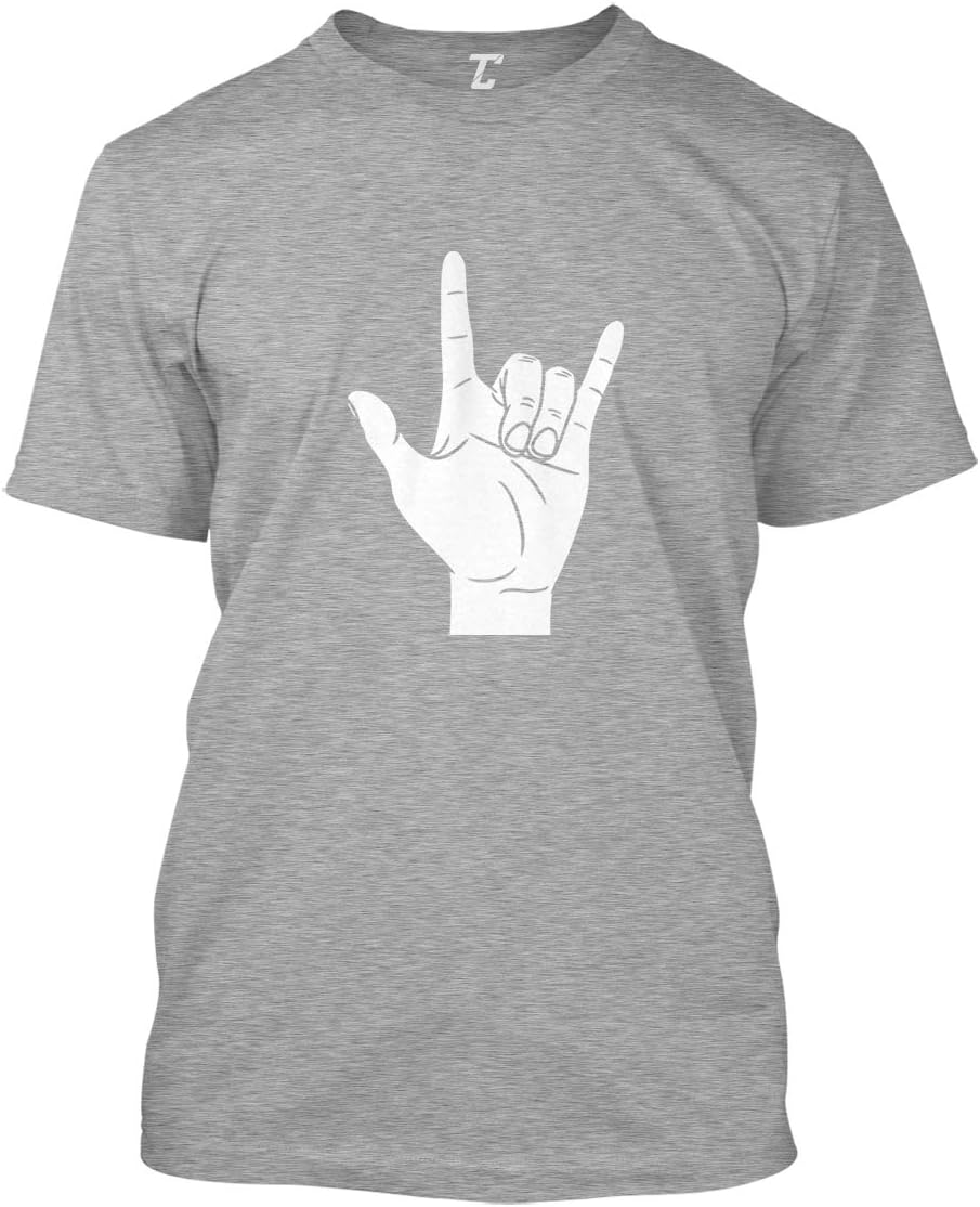 I Love You Sign Language - Heart Valentine Men's T-Shirt