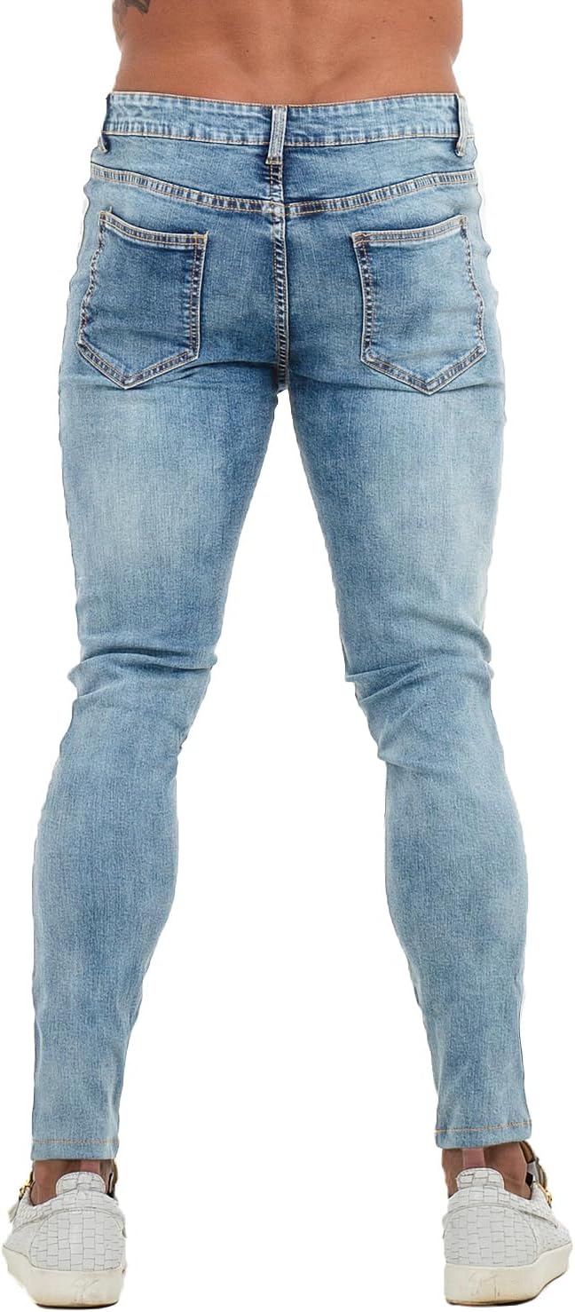 GINGTTO Mens Skinny Jeans Stretch Denim Jeans for Men - Image 3