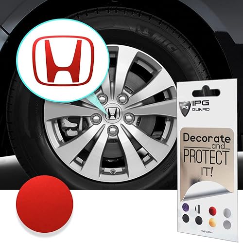 Miniatura 5 de IPG Calcomanía hecha para Accord Civic Element CRV CRZ JDM Adhesivos de superposición de tapa central para llantas y neumáticos (Logo 2"  Tapa