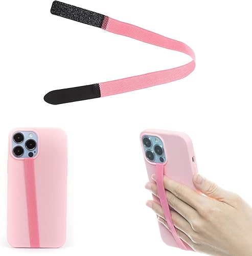 Miniatura 10 de TFY Correa elástica de seguridad para teléfono, agarre universal delgado para el dedo, soporte antideslizante para teléfono celular, se adapta a la