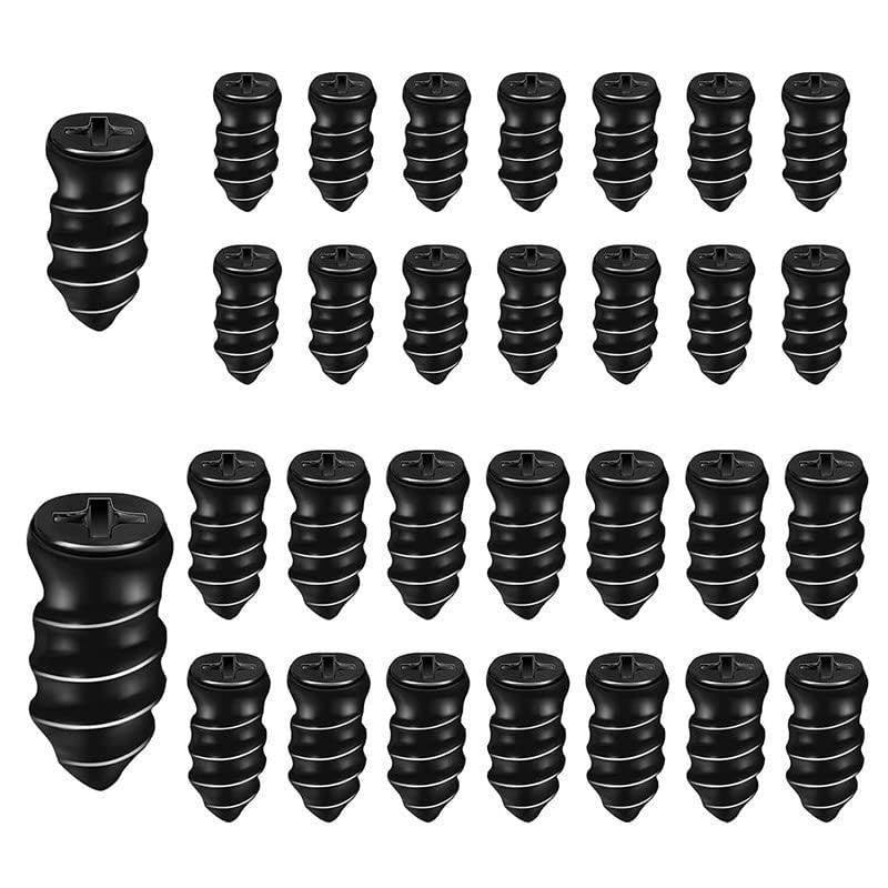 Vishal 10Pcs Tire Repair Rubber Screws, Quick Fix Vacuum Tyre Repair Nails for Car, Motorcycle, ATV & Cycle Punctures, Durable Black Rubber Nails-picture-10