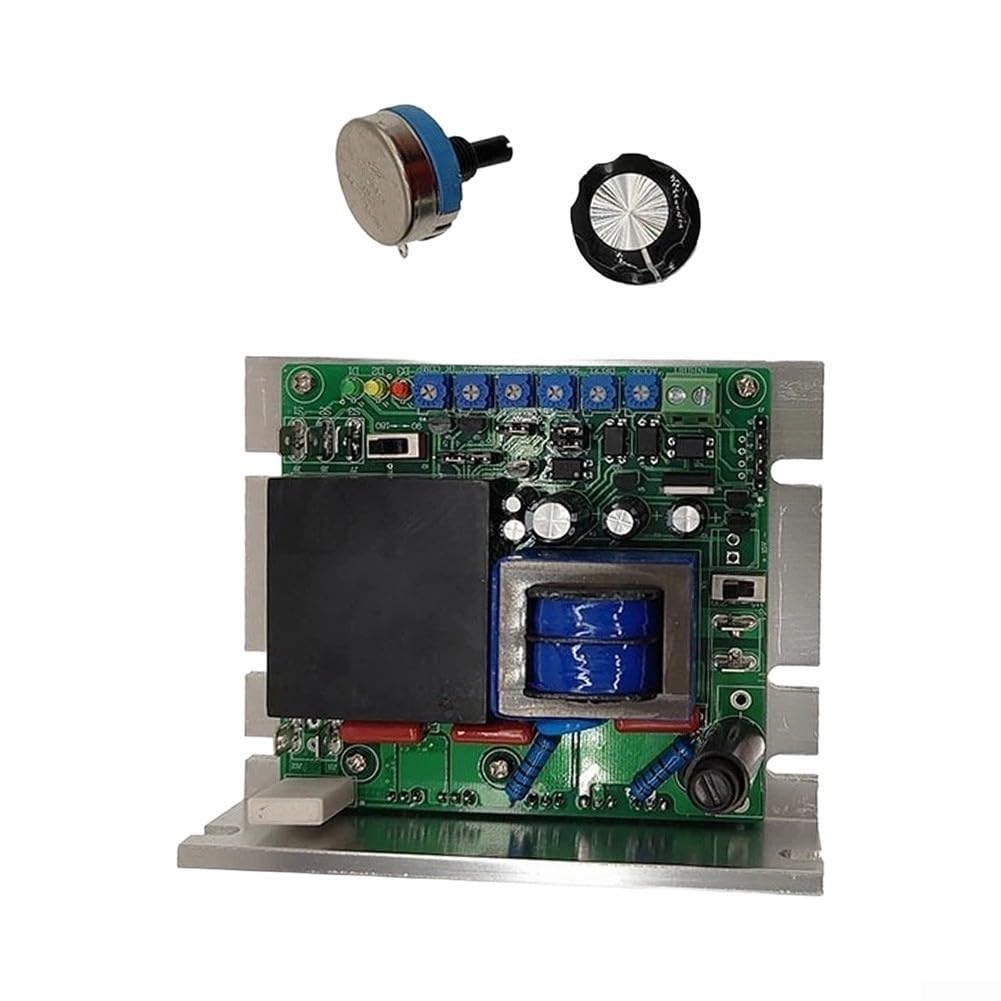 DC Motor Controller 115/230V 10A 500W Drehzahlregler für Gleichstrommotoren für pwm Stufenlos einstellbar mit Potentiometer 0-90V bis 220V Ausgang Industrie Antrieb