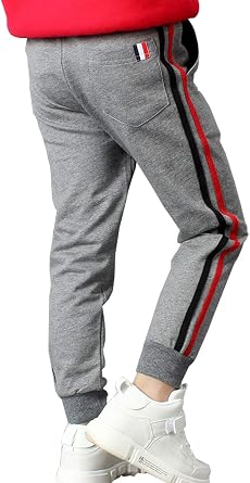 NABER Kids Jongens Meisjes Casual Gestreepte Joggingbroek Elastische Taille  Sportbroek Leeftijd 5-13 Jaar : Amazon.nl: Kleding, schoenen \u0026 sieraden