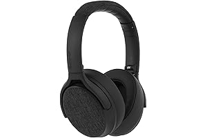 Amazon Basics Active Noise Cancelling Bluetooth Headphones with Built-in Microphone