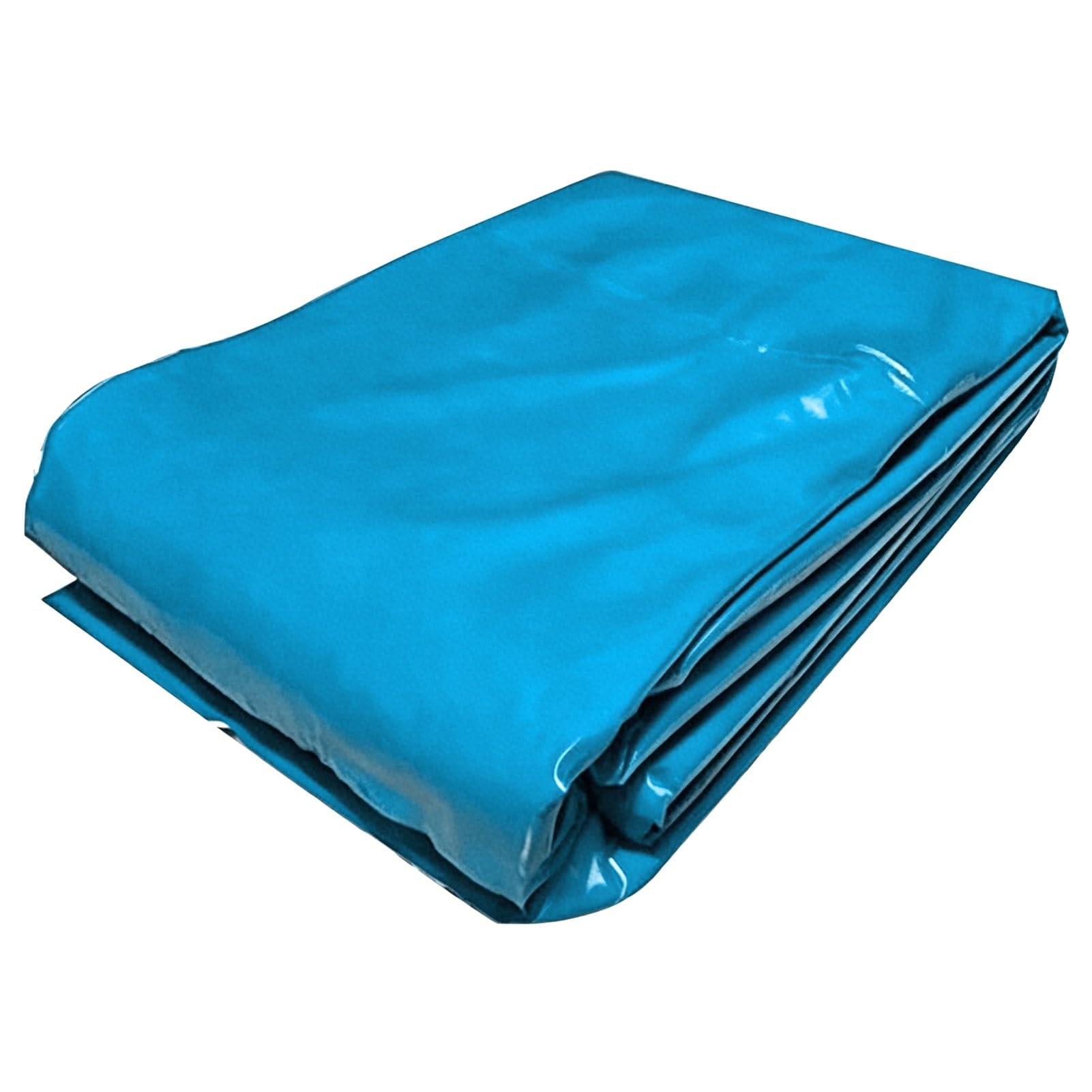 Luyckfrazy Pond Liner, HDPE Polythene Sheeting Blue Heavy Duty Waterproof Membrane for Garden Landscape, Aquaculture, Outdoor Ponds 4×10M, 6×7M, 8×12M,(3x8m(9.8x26.2ft))