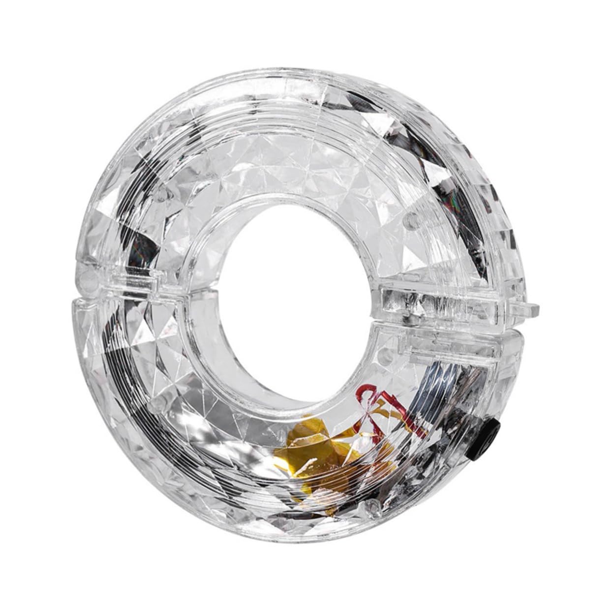 HEMOTON Colorful USB Rechargeable Bike Wheel Light Smart Flashing LED for Practical Bike Wheels Night Decoration for Cyclists Enjoy Multiple Light Modes