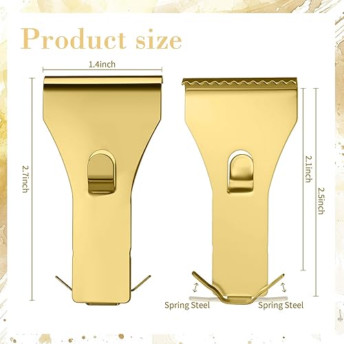 Vista 15 de Ripeng 16 Pieces Brick Wall Clips and Hooks for Hanging Outdoors No Drill, Brick Hangers Fit 2-1/4 to 2-3/8 Inch Hooks to Hang Wall Decor, Pictures