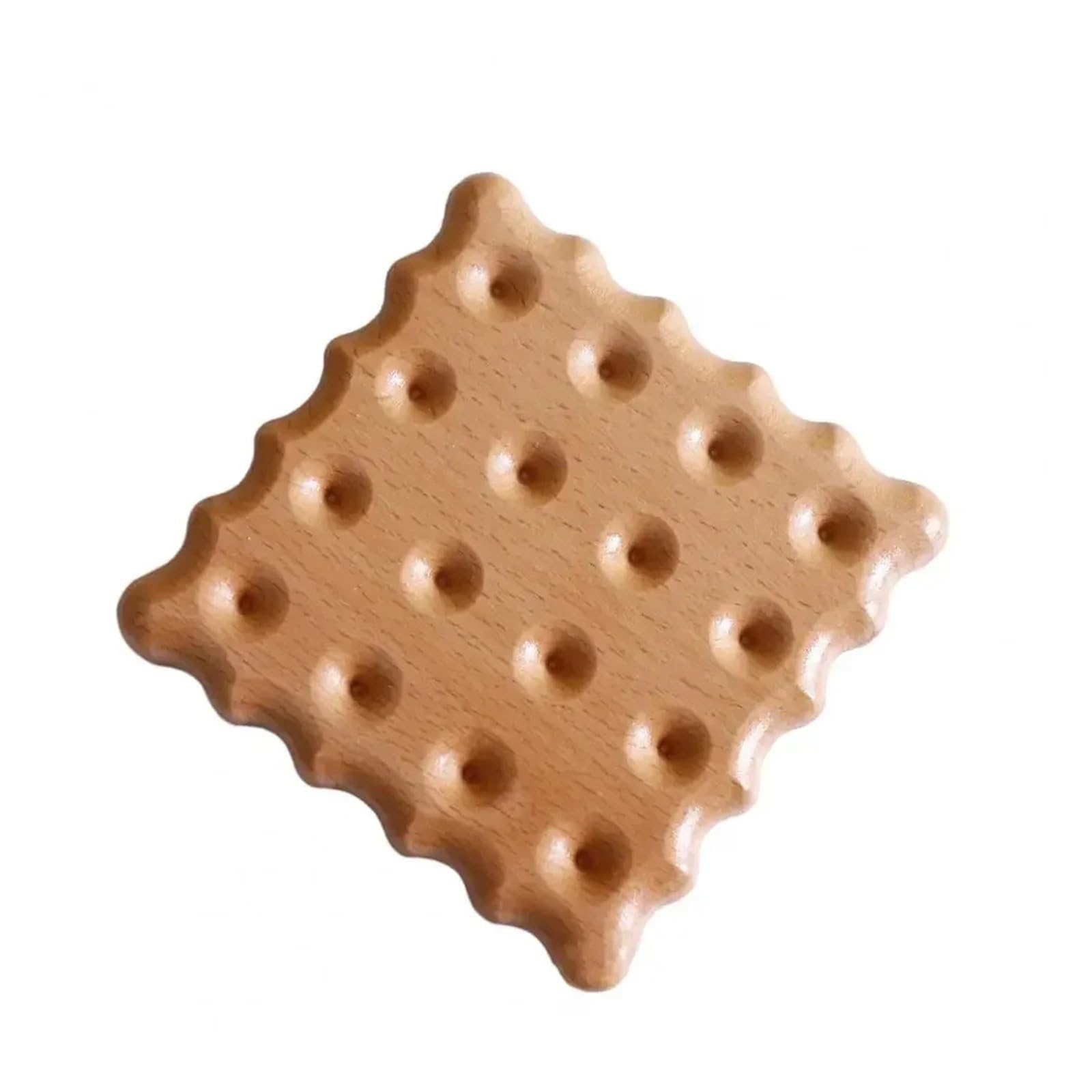 Coasters Creative Cookie Shaped Coaster Biscuits Unique Home Decor Table Mat For Decoration(Color01 3pcs)