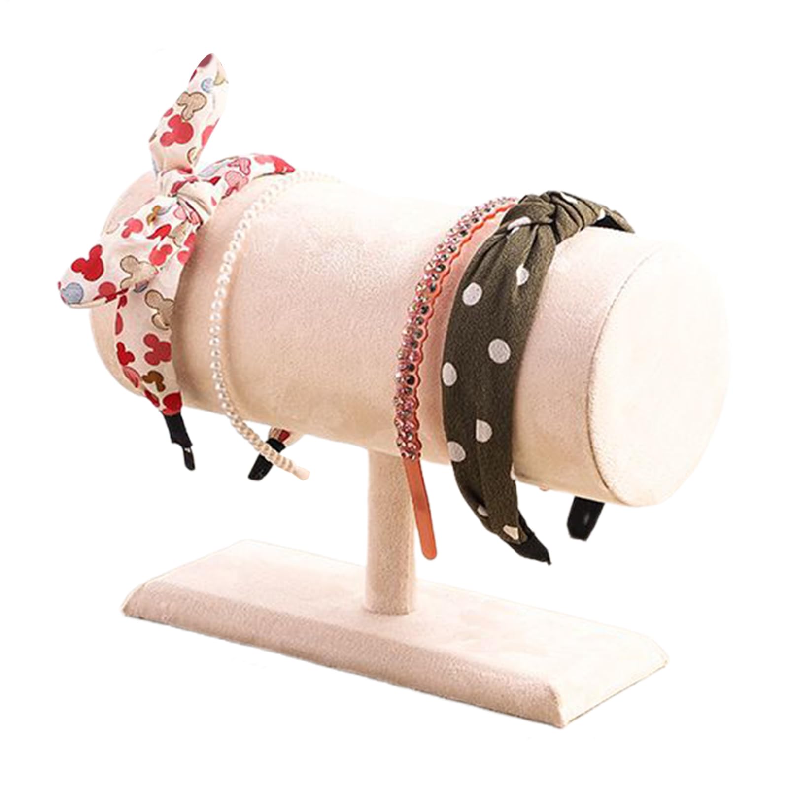 Genérico Portadiademas, Scaffale organizer in velluto - organizer per fasce e porta gioielli da donna - per gioielli, donne, ragazze, organizzazione della casa e decorazione