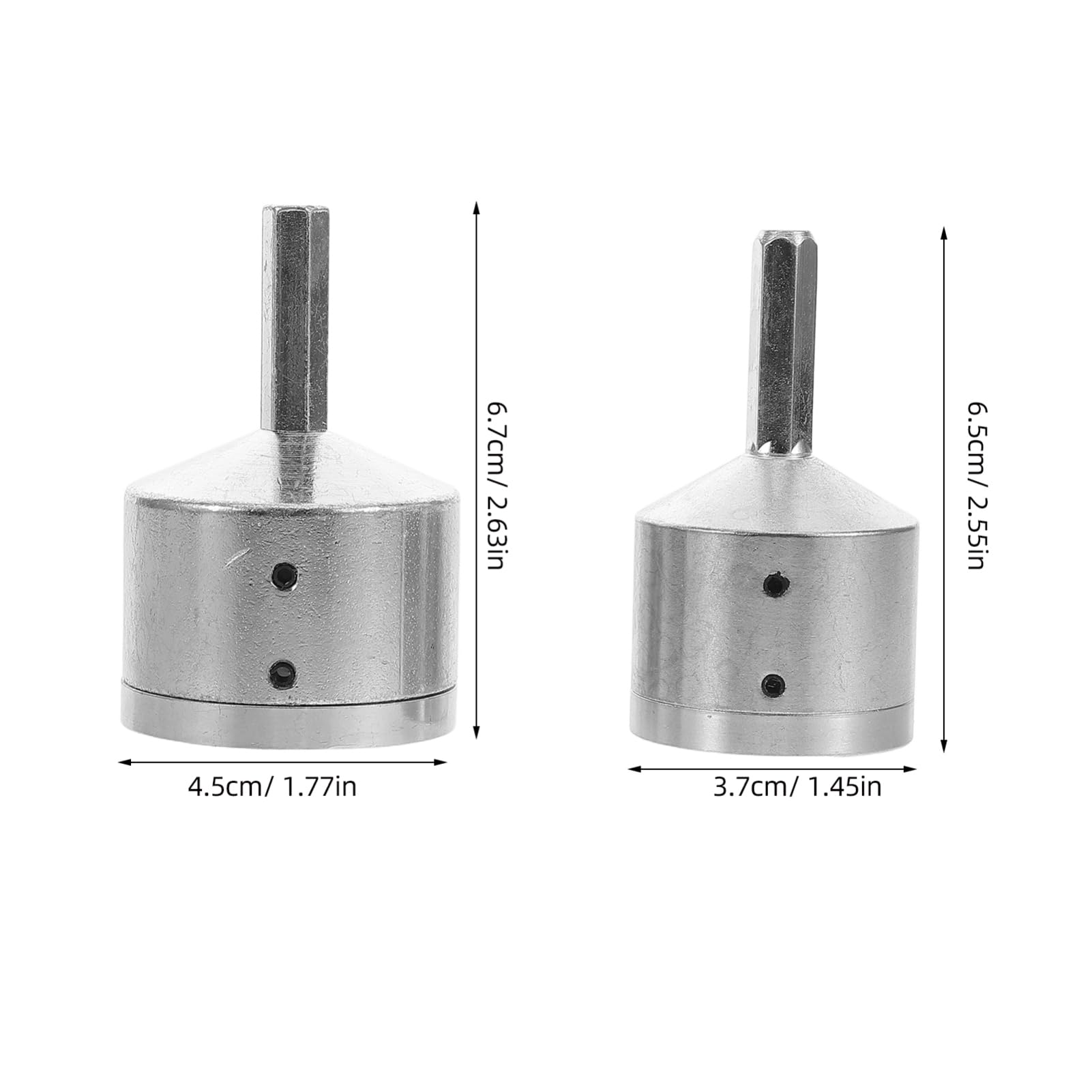 Ciieeo Copper Tube Cleaning Brush Power Drill Brush Attachment Metal Tube Cleaner for Plumbers Industrial Use 2pcs Set