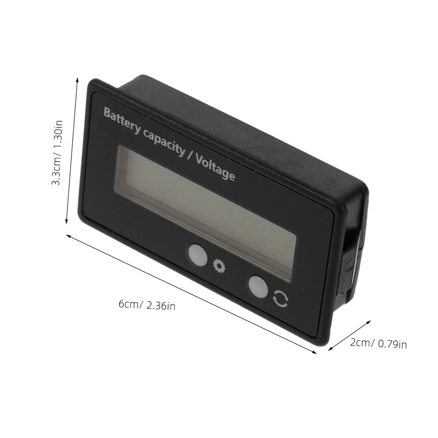 Cabilock 12v Multi-Functional Battery Capacity Led Display Battery Level Indicator for Automotive and Motorhome Use