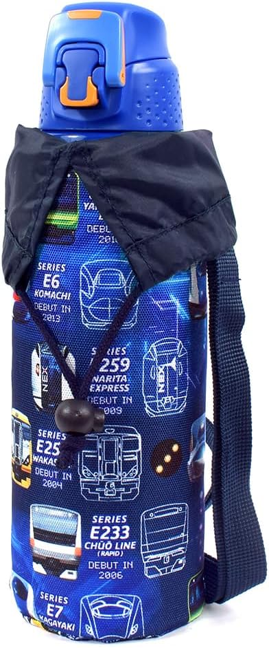 COLORFUL CANDY STYLE PET Water Bottle Cover, ラージサイズ, Train Face Collection