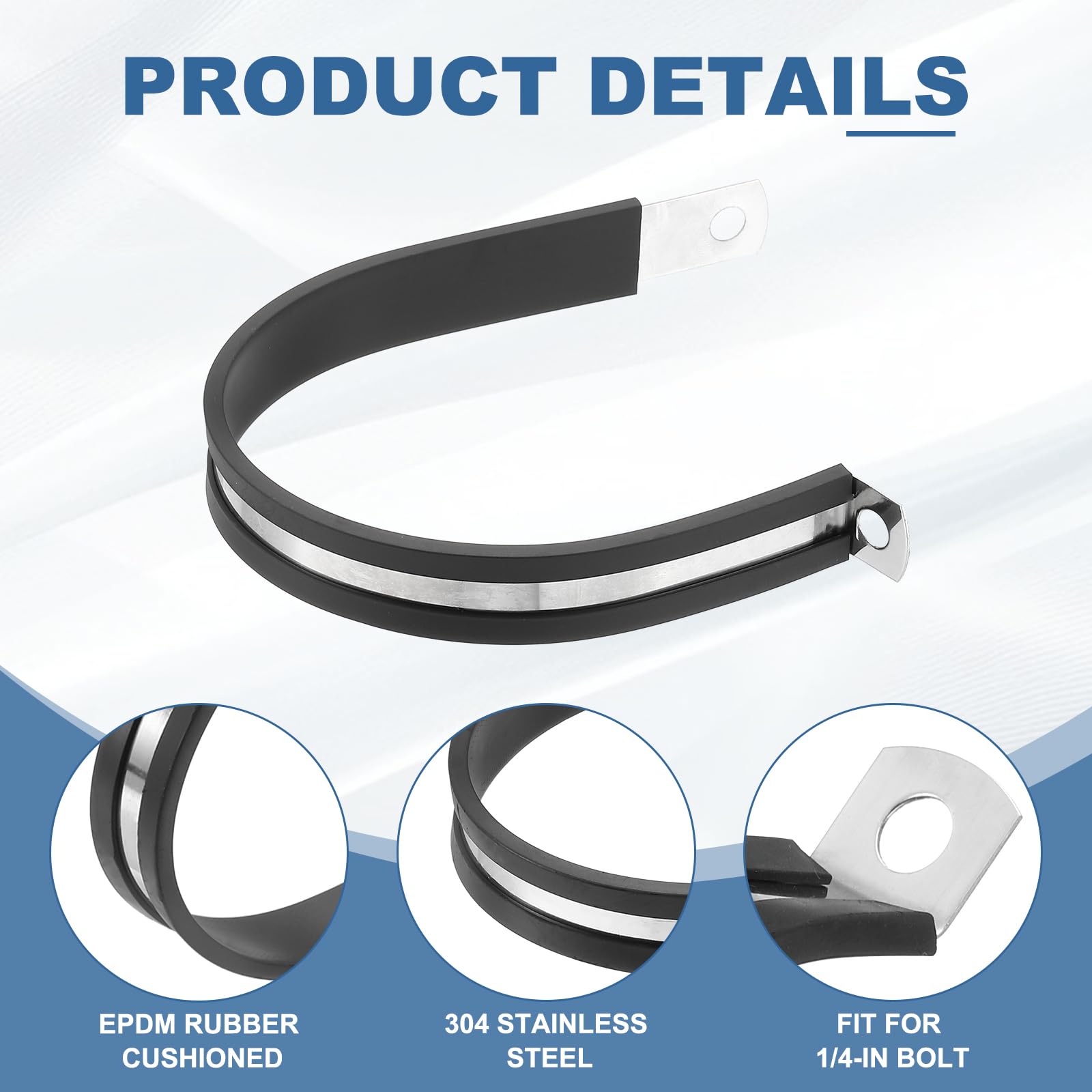 PATIKIL 2-11/16 Inch Cable Clamp - Image 3