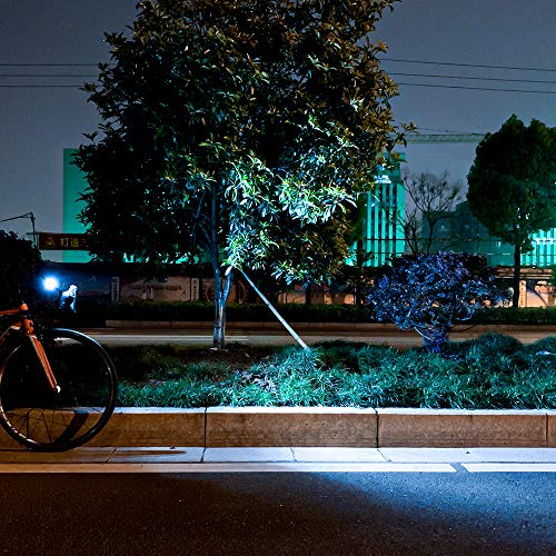 Andoer Lanterna com luz de ciclismo USB recarregável MTB bicicleta luzes dianteiras lâmpada farol de