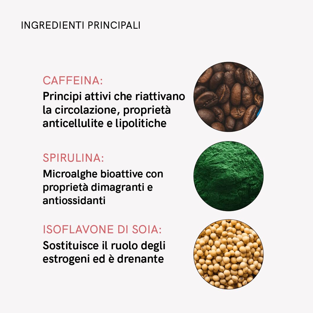 MASDERM - Crema Anticellulite Riducente 500 ml, Crema Rassodante Corpo, Gel Riducente Addome e Glutei per Radiofrequenza Corporea, Trattamento Anticellulite Professionale, Pelle Soda e Tonica