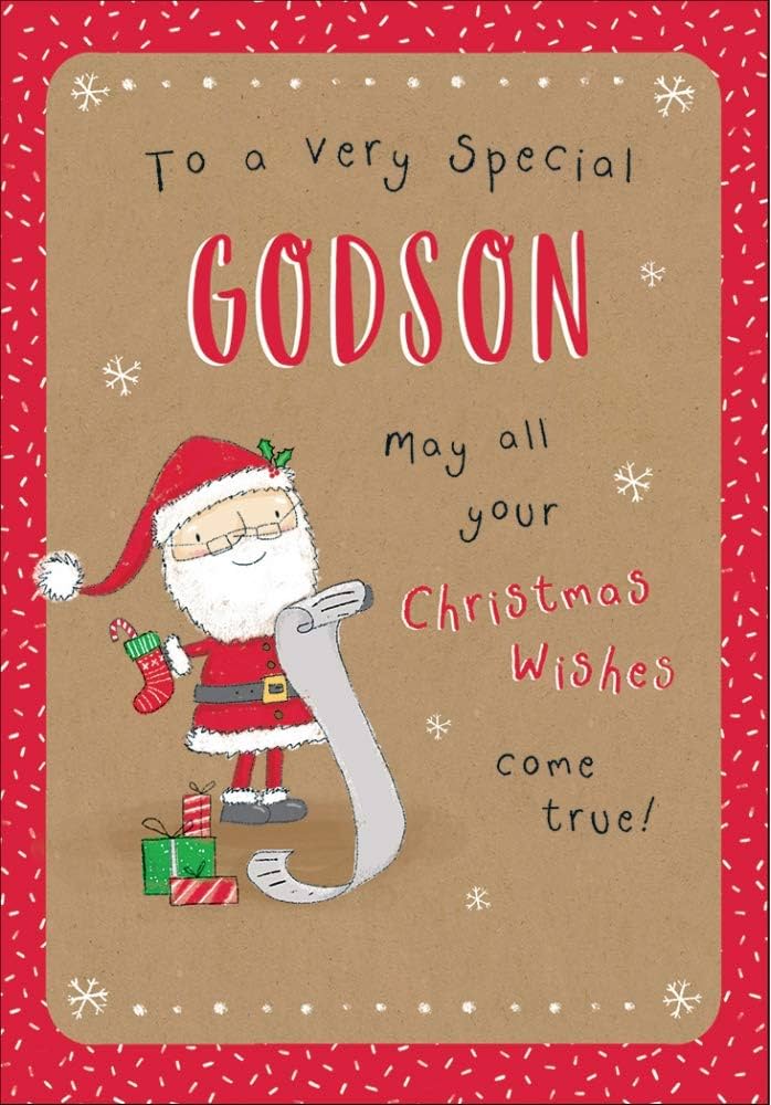 Godson christmas card Clearance
