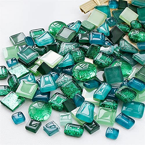 Mosaico Ceramica,Artdecor 200 g de vidrieras suministros diamantes mosaicos baldosas aficiones BRICOLAJE Fuentes del arte Arte Mosaico piezas de pared Espejo pegatinas Tira de cristal Teselas Para Mos