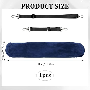 1Pcs Stuffable Neck Pillow for Travel, U-Shaped Travel Pillow with Adjustable Straps,Fillable Neck Pillow for Airplane Flights, Train Journeys and Office Breaks, Space-Saving Travel Essential